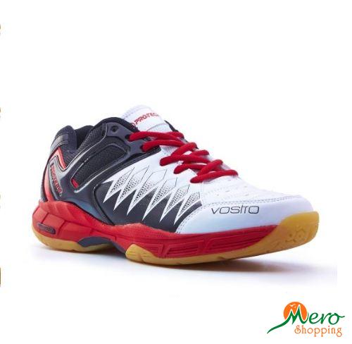 Protech Vostro 2.0 Badminton Shoes (Black/White) 