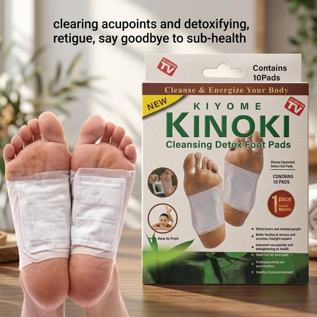 Kinoki Detox Foot Pads (50 Pieces Pack)