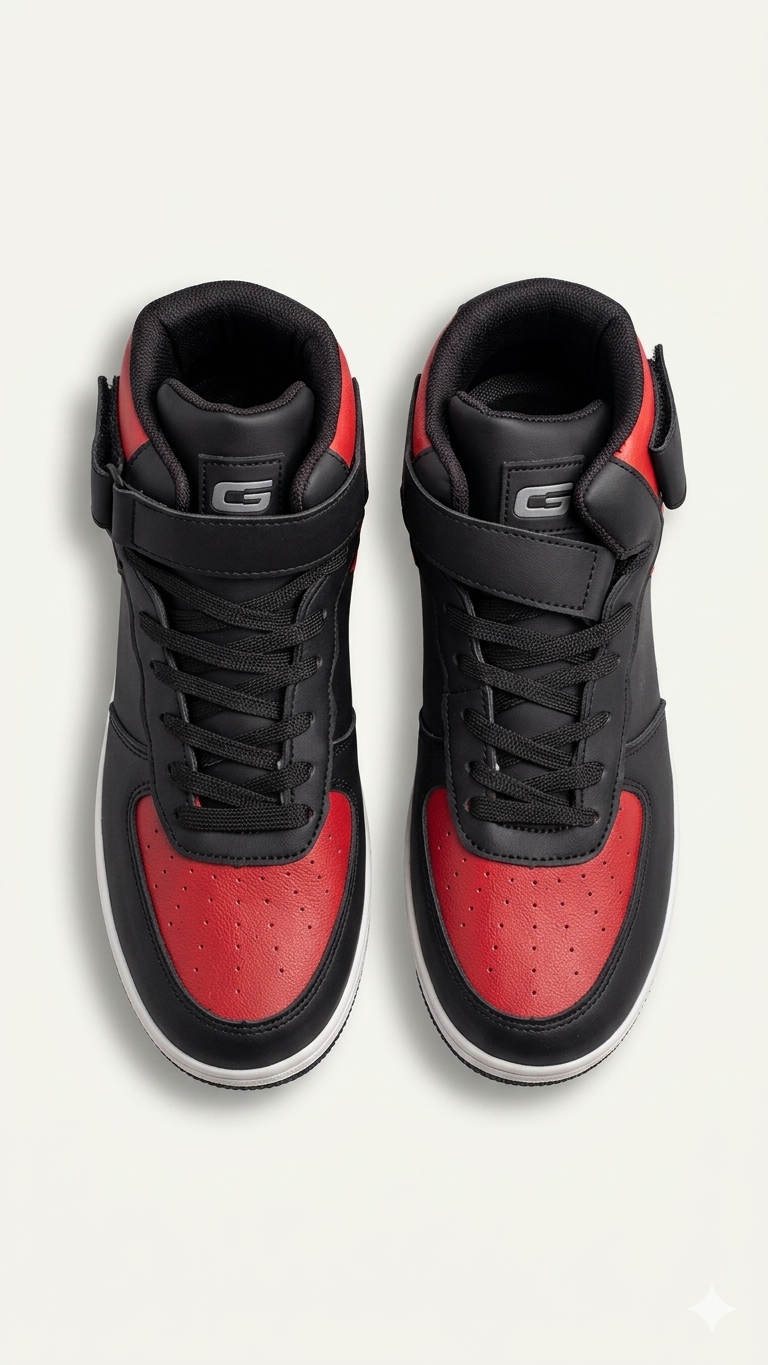 Goldstar Rock-06 Red Black Men’s Shoes