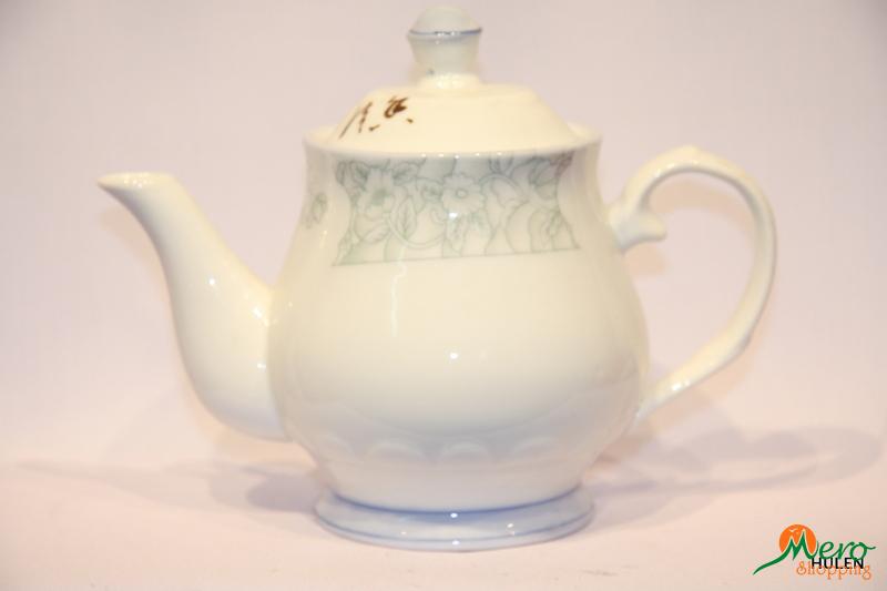 Buy Online White Ceramic Teapot in Kathmandu Nepal