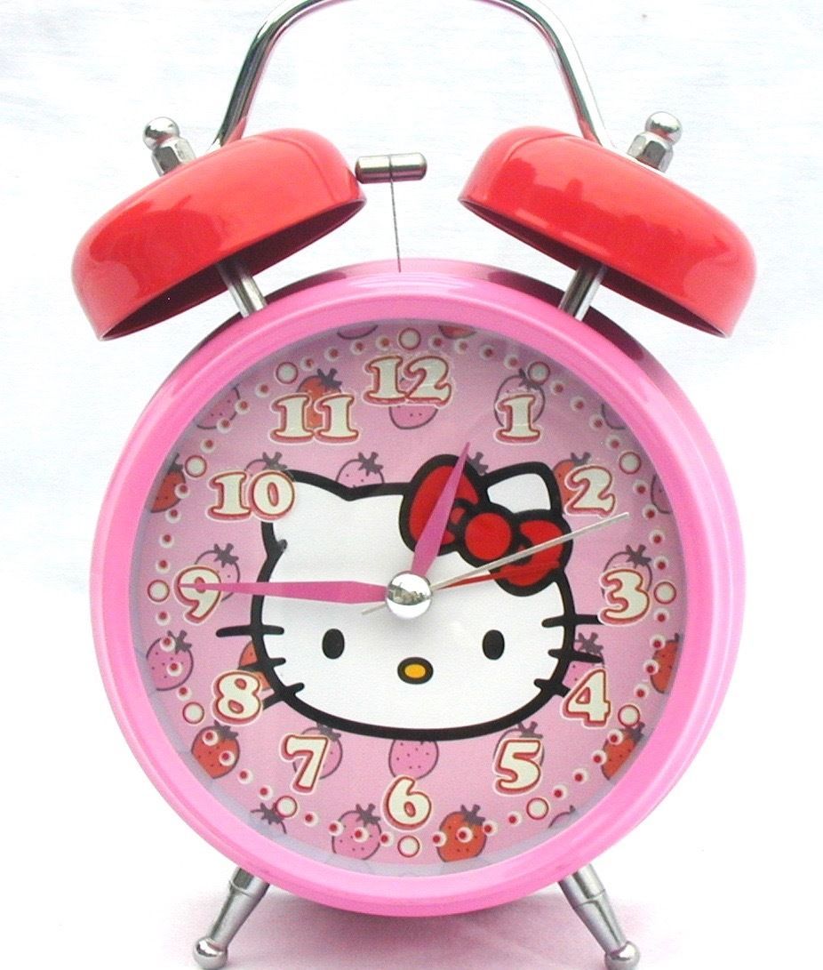 Twin Bell Kitty Alarm clock