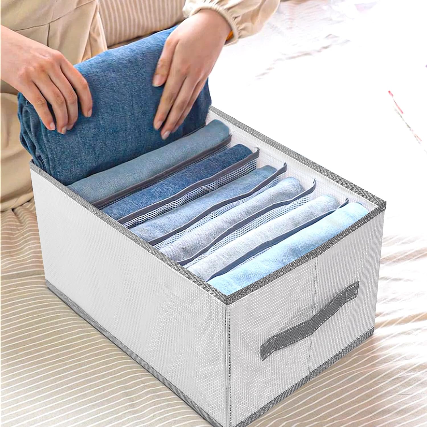 Elevate your laundry routine with our Standing Folding Basket for cloth ...